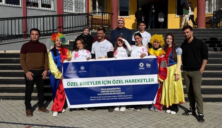 ALKÜ öğrencilerinden 'Özel Bireyler İçin Özel Hareketler'