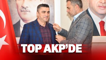 CHP'li Levent Top jet hızıyla AKP'ye geçti
