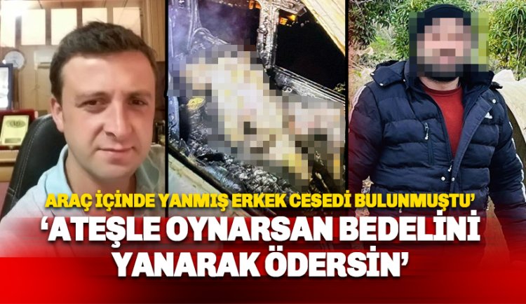 Gazipaşa’da Araç İçinde bir erkeğe ait yanmış erkek bedeni bulundu: 4 Gözaltı