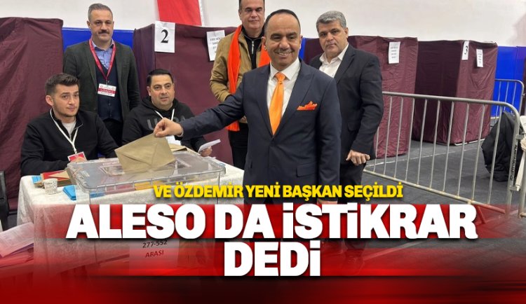 Alanya Esnaf ve Sanatkarlar Odası'nın yeni başkanı: Ali İhsan Özdemir oldu