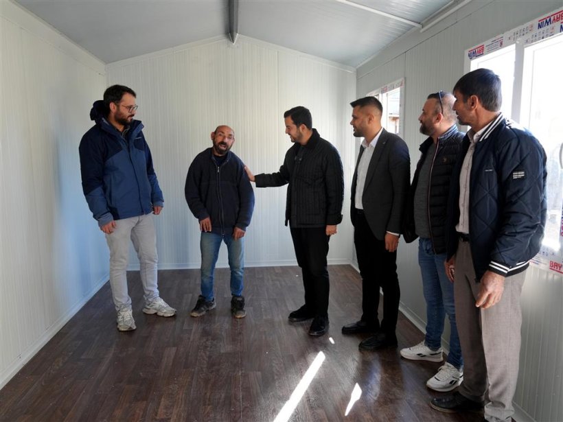 İhtiyaç sahibi vatandaşa konteyner ev verildi