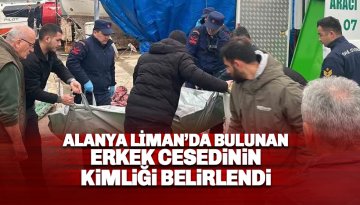 Alanya'da sahilde cansız erkek beden bulundu