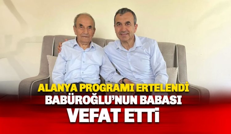 Babüroğlu’nun Acı Günü: ALTSO’daki Söyleşi ve İmza Günü Ertelendi
