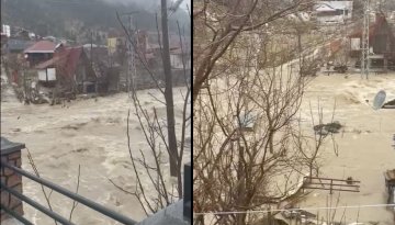 Son dakika: Kaplanhanı'nda sel baskını