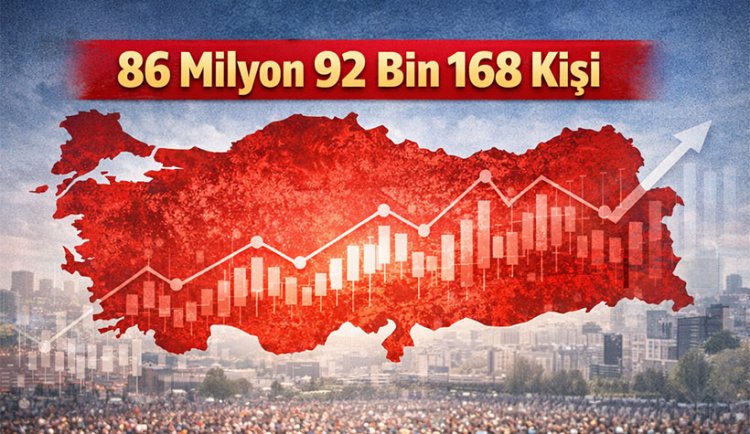 Türkiye'nin nüfusu 86 milyonu aştı
