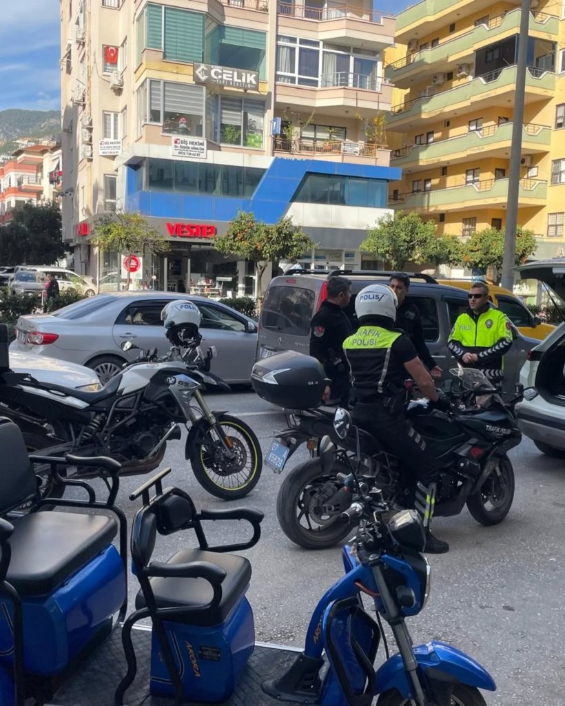 Alanya’da Motosikletlere Sıkı Markaj:Yarım Milyona Yakın Ceza Uygulandı
