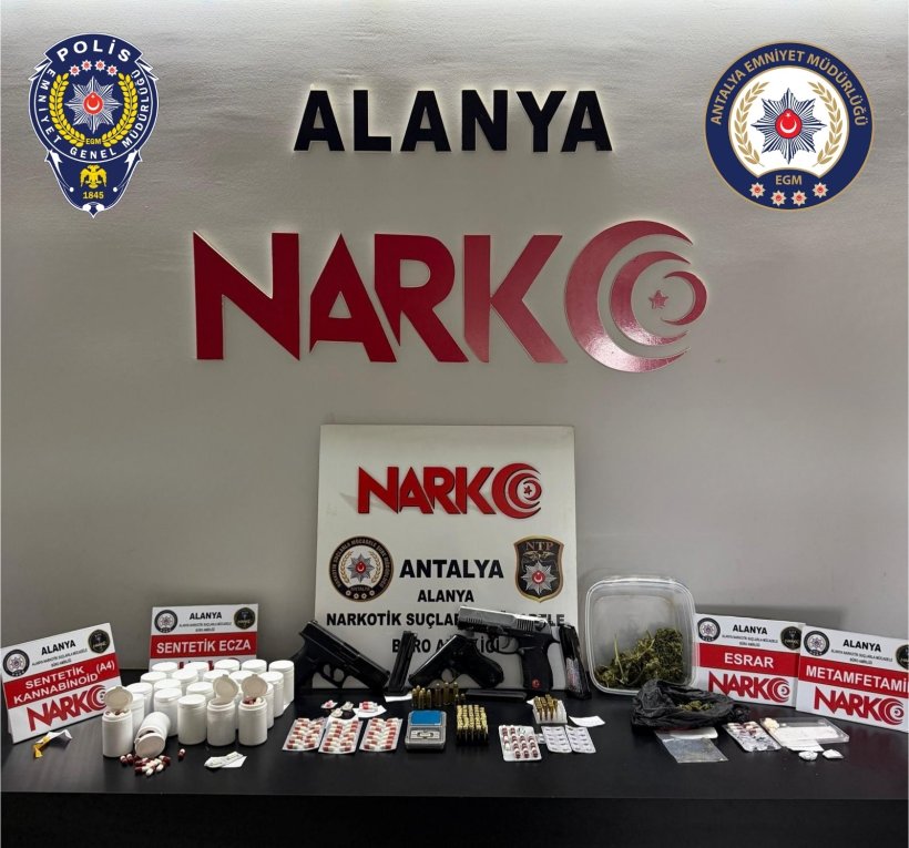 Alanya’da Zehir Tacirlerine Şafak Darbesi: 190 Polisle Dev Operasyon