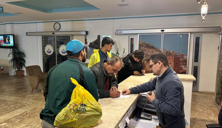 Tahliye Edilen Vatandaşlar Kamu Misafirhanelerine Yerleştiriliyor