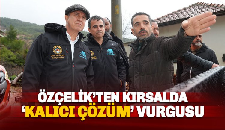 Başkan Özçelik’ten Kırsalda ‘Kalıcı Çözüm’ Vurgusu: Yağış Hasarları Yerinde İncelendi