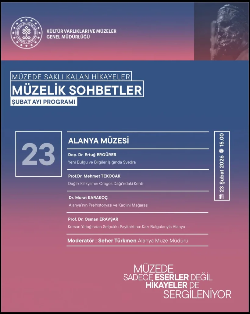 Alanya Müzesi'nde 'Müzelik Sohbetler' Heyecanı