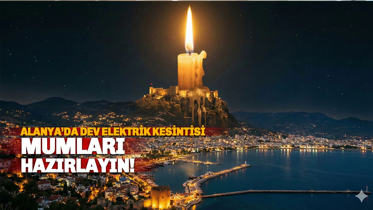 Mumları Hazırlayın: Alanya'da 32 Mahalleyi Etkileyecek Elektrik Kesintisi