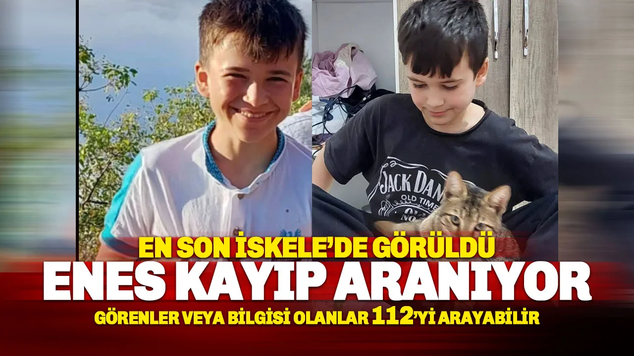 Alanya'da Kayıp Alarmı: 13 Yaşındaki Enes Şen Her Yerde Aranıyor!