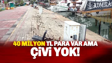 Alanya'nın Kalbinde 40 Milyonluk Çöküntü: Ödenek Var, Çivi Yok.