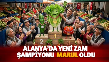 Alanya'da Marul, rakiplerini geride bırakarak yeni zam şampiyonu oldu