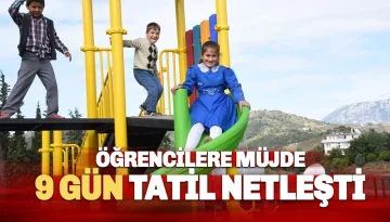 Alanya'da Öğrencilere Büyük Müjde: Ara Tatil ve Bayram Birleşti, 9 Gün Tatil Kesinleşti!