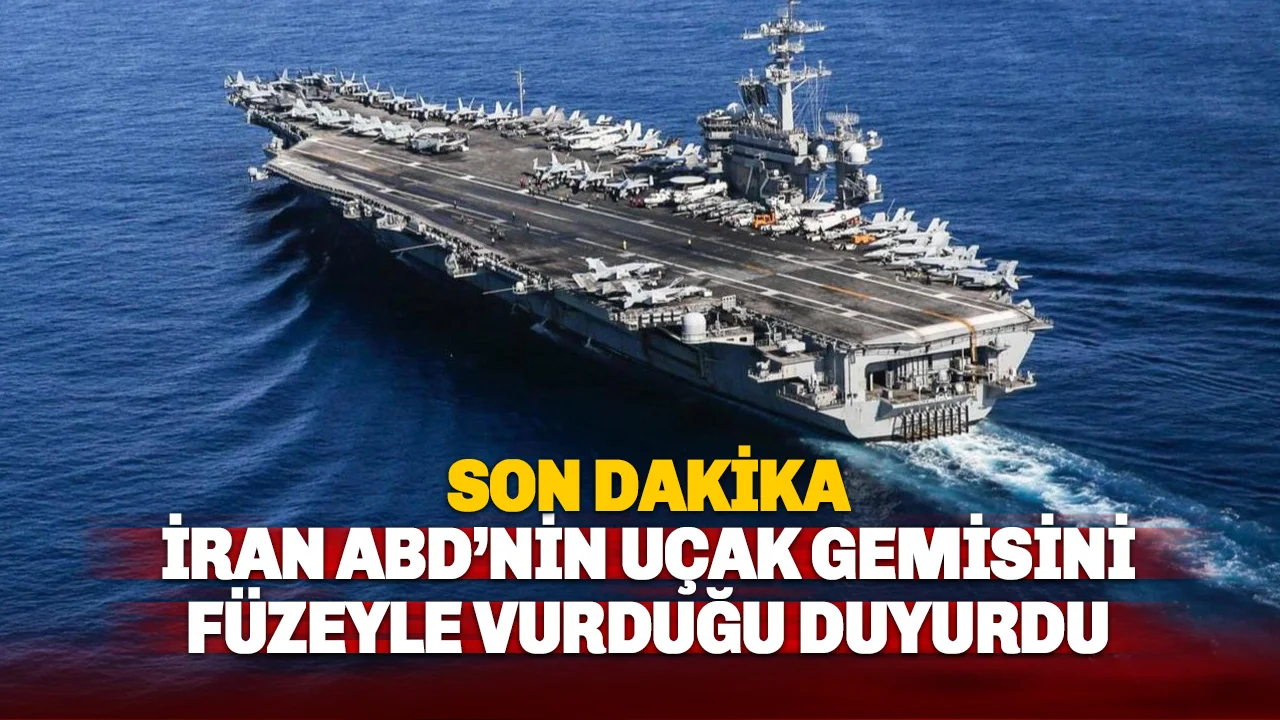 İran'dan ABD'ye Ağır Darbe İddiası: USS Abraham Lincoln Uçak Gemisini Vurduk!