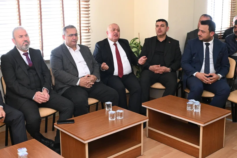 Gazipaşa ESOB&rsquo;da G&uuml;ven Tazeleyen S&ouml;nmez&rsquo;e Hayırlı Olsun Ziyareti