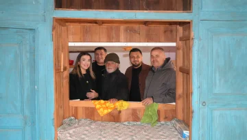 Hüseyin Amca'ya konteyner ev tahsis edildi