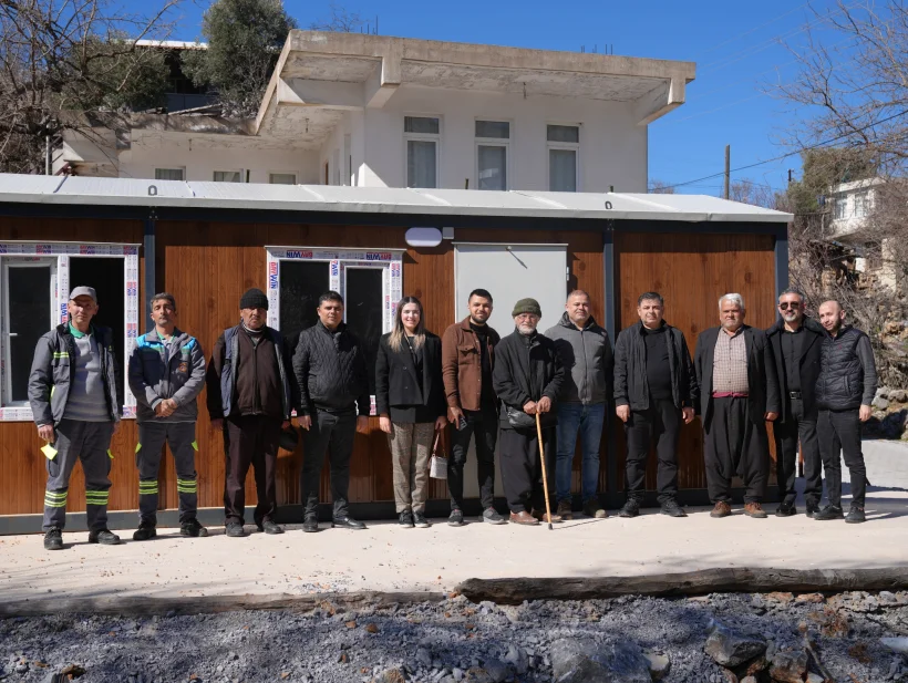 Hüseyin Amca'ya konteyner ev tahsis edildi