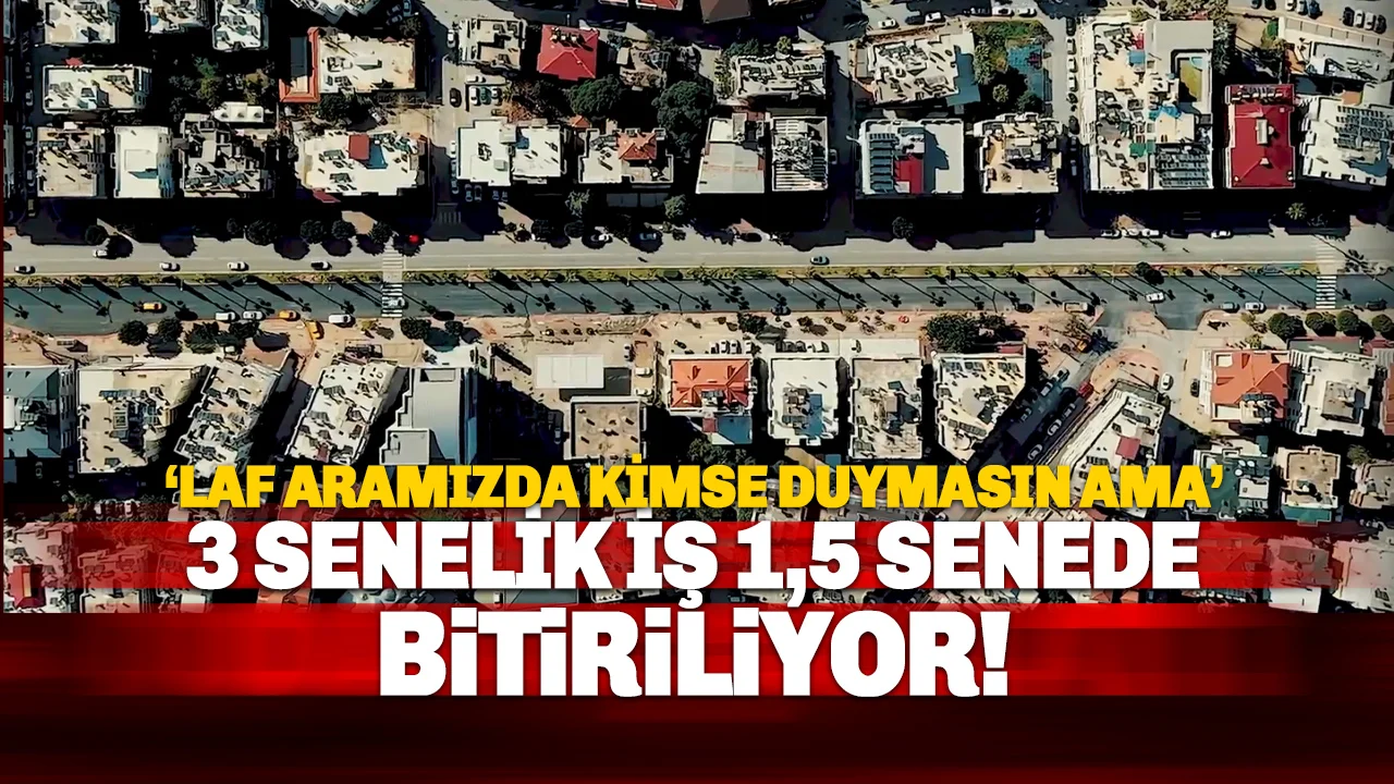 Alanya Atatürk Caddesi'n son durum: 3 Yıllık İşi 1,5 Yıla Sığdırdık!