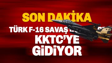 MSB Duyurdu! KKTC'ye F-16 Savaş Uçakları Konuşlandırılabilir.