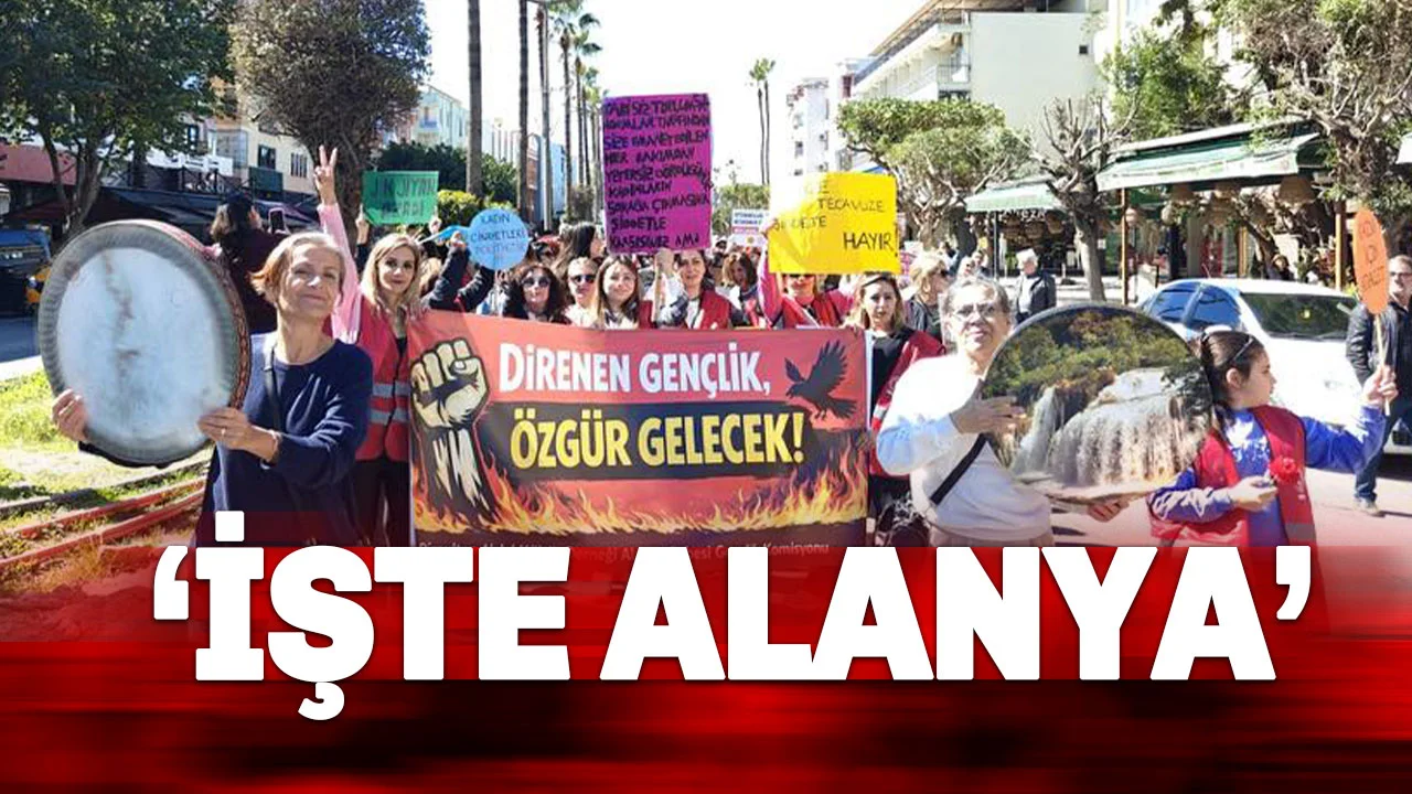 Alanya'da 8 Mart Ruhu: Sokaklarda Dayanışma Var 💜