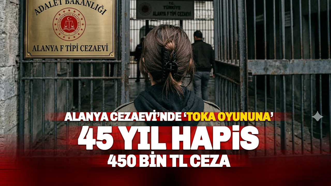 Cezaevinde 'Toka' Oyunu Bozuldu: 45 Yıl Hapis, 450 bin TL Para Cezası