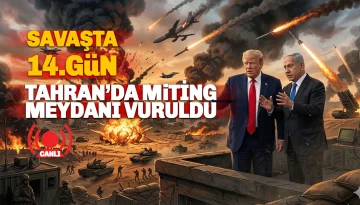 🚩 Orta Doğu’da 14. Gün: Tahran’da Miting Alanı Vuruldu, ABD Uçağı Düştü!