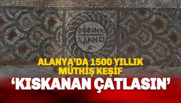 🏛️ Alanya'da İnanılmaz Keşif: 1500 Yıl Öncesinden Gelen Mesaj: Kıskanan Çatlasın