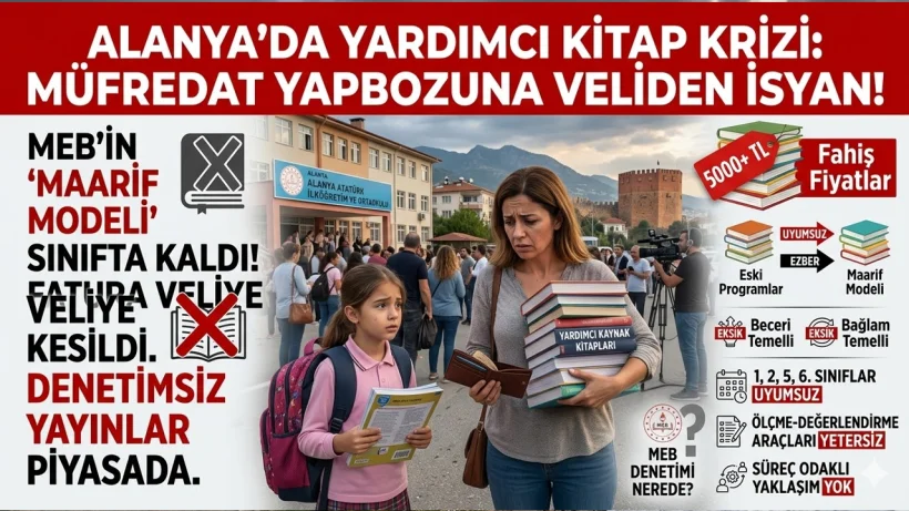 Eğitimde 'Maarif Modeli' Çıkmazı: Alanya'da Yardımcı Kitap Krizi