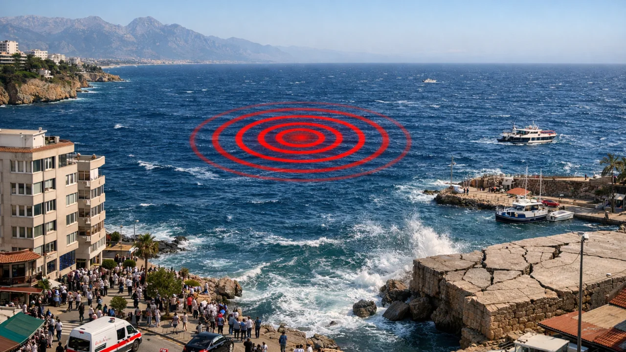 Akdeniz’de Korkutan Sarsıntı: 4.8 Büyüklüğünde Deprem!