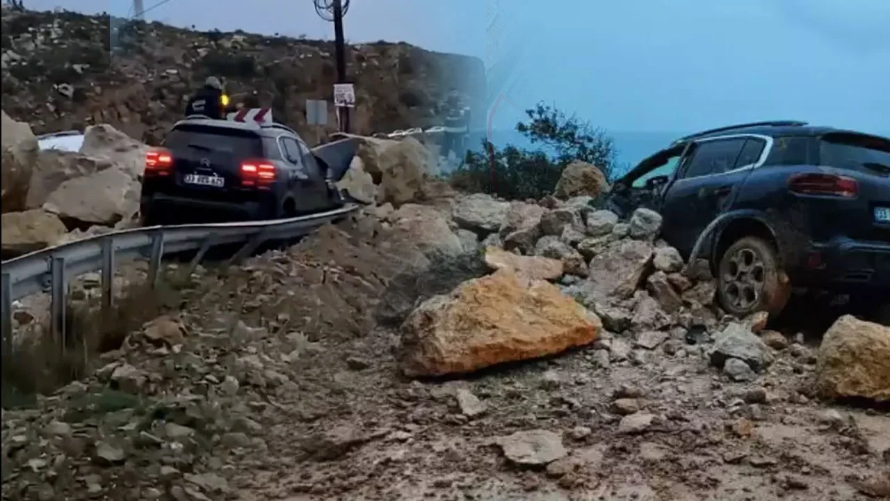 🚨 Mersin-Antalya Yolunda Dev Heyelan: Yol Çift Yönlü Kapandı, Yaralı Var!