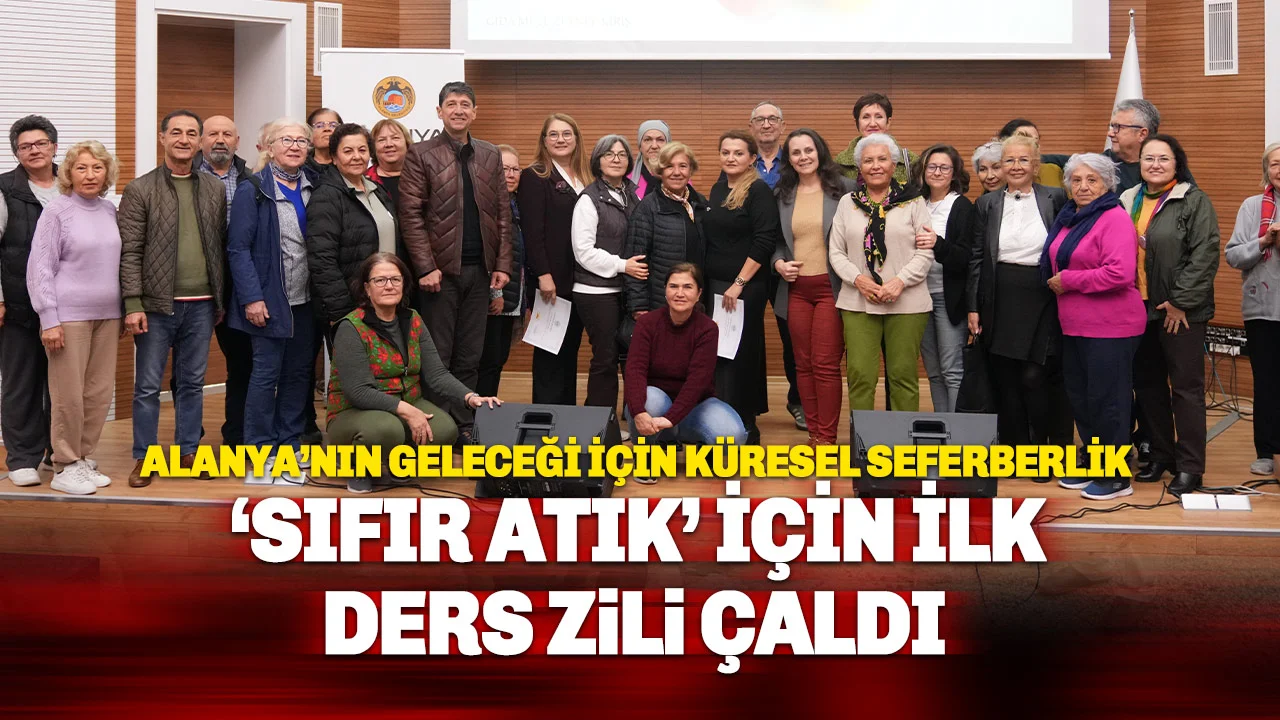 Alanya’da Mutfak Devrimi Başladı: 'Sıfır Atık' İçin İlk Ders Zilini Çaldı!