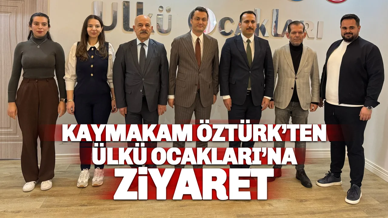 Alanya Kaymakamı Öztürk’ten Ülkü Ocakları’na Ziyaret
