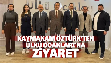 Alanya Kaymakamı Öztürk’ten Ülkü Ocakları’na Ziyaret