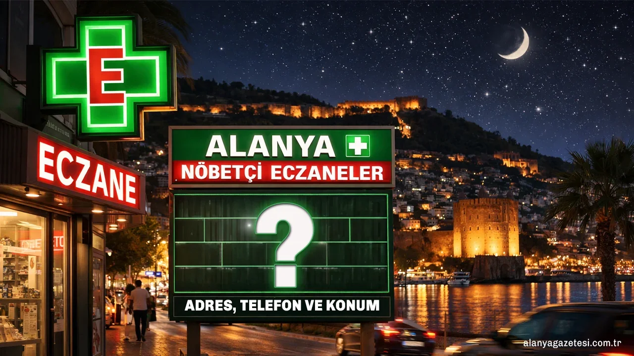 Alanya Nöbetçi Eczaneler: 25.03.2026 Çarşamba Listesi