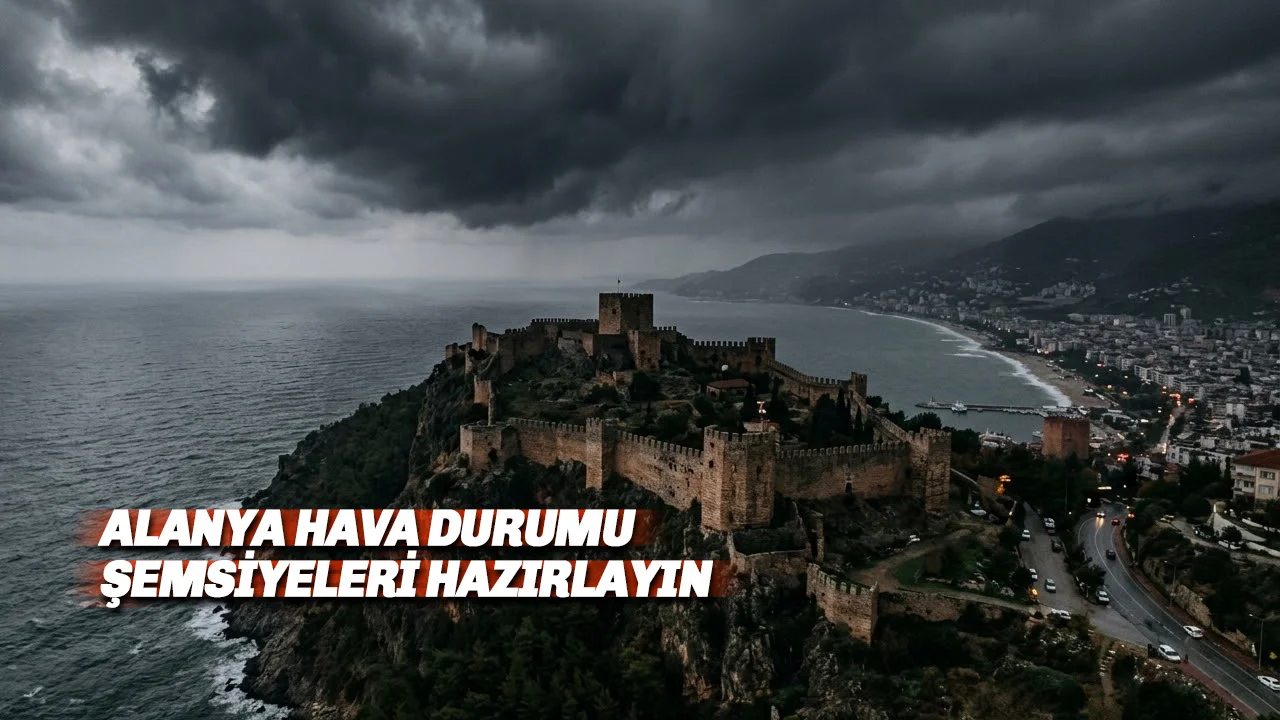 Alanya Yağışlı Havanın Etkisine girdi. İşte Alanya ve bölgemizdeki güncel hava durumu