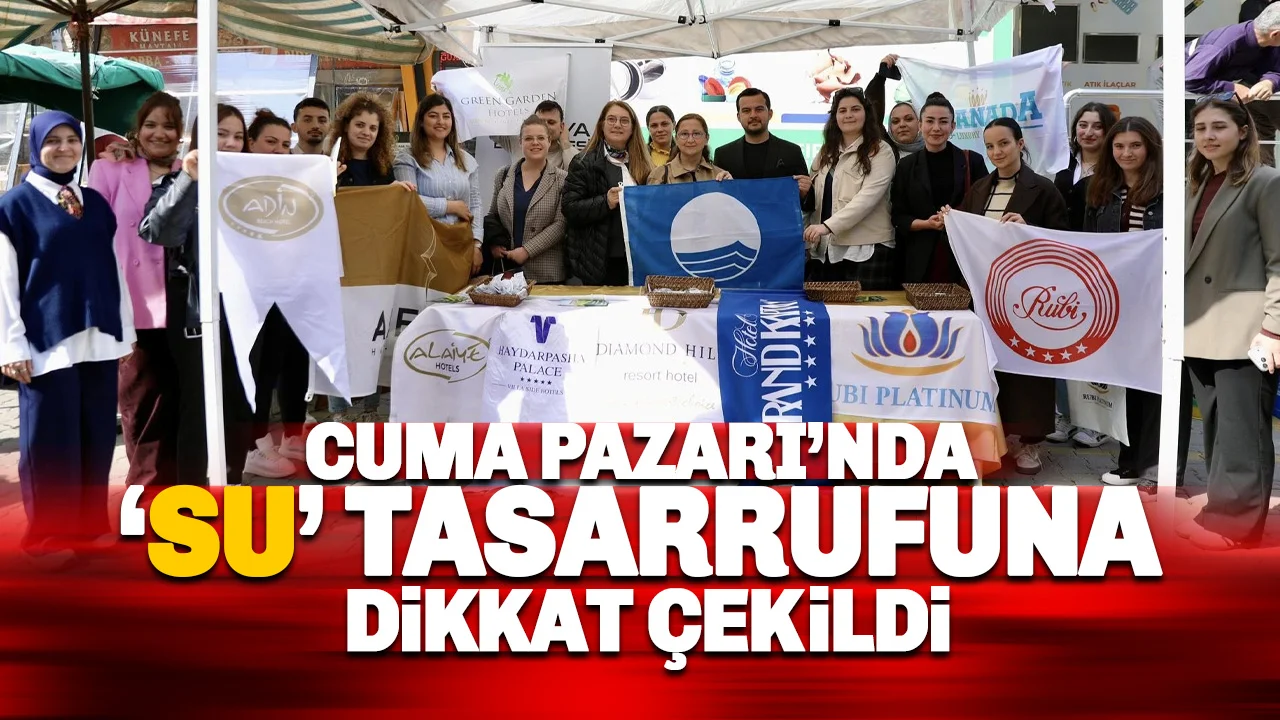 Alanya Belediyesi 'Su' İçin Mücadele Ediyor: Cuma Pazarı’nda Perlatör Dağıtıldı