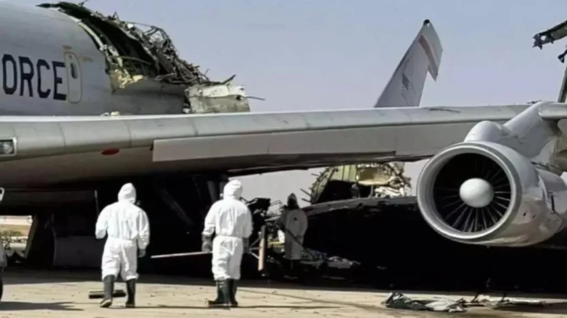 İran'ın Vurduğu ABD Uçaklarının Enkaz Görüntüleri Ortaya Çıktı!