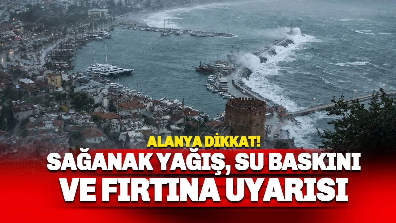 Turuncu Alarm: Ani Sel Su baskını ve Fırtına Uyarısı Geldi