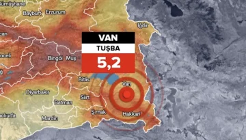 Son dakika: Van'da 5,2 büyüklüğünde deprem!