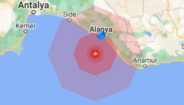 Akdeniz'de deprem paniği