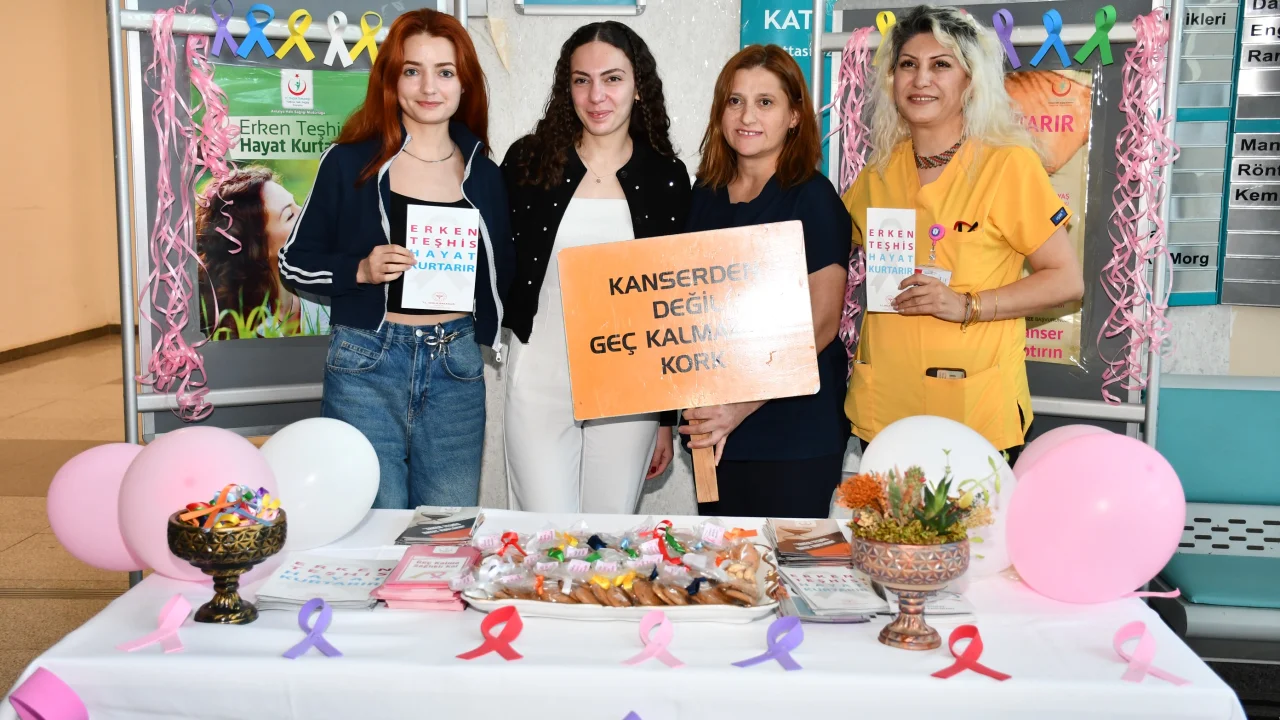Alanya EAH'sinde Kanser farkındalığı için stant açıldı