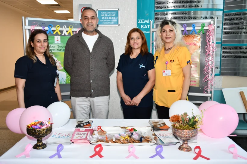 Alanya EAH'sinde Kanser farkındalığı için stant açıldı
