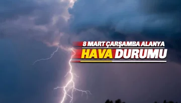 ALANYA İçin Hava Durumu Bilgileri: Şemsiyeleri hazırlayın