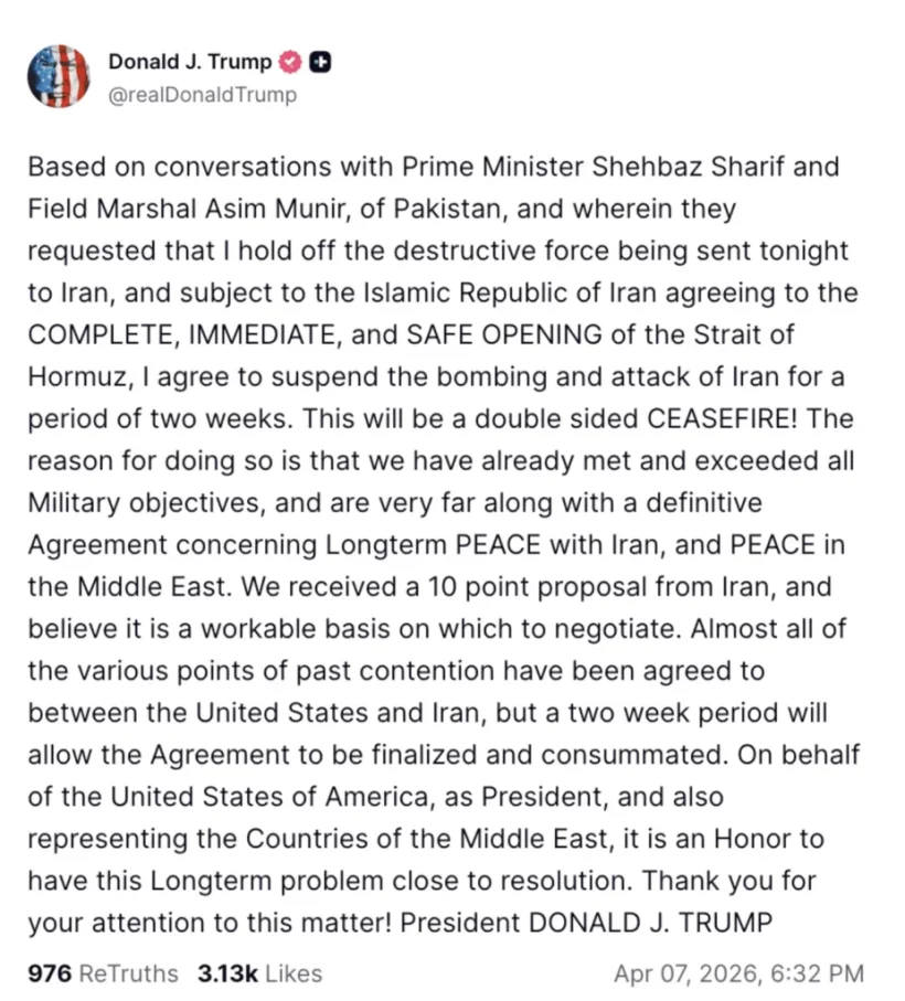 Trump'ın 10 Saatlik İran Diplomasisi: 'Kıyamet' Tehdidinden 14 Günlük Ateşkese