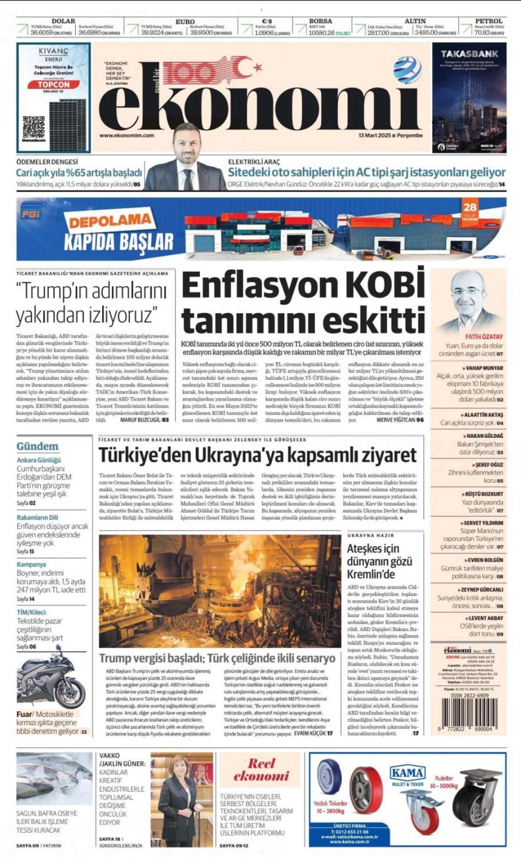 Nasıl Bir Ekonomi Gazetesi Manşetleri