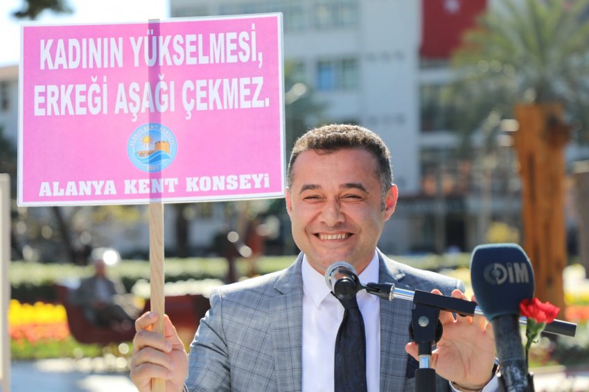 Adem Murat Yücel bugün neler yaptı? Fotoğraflarla Cumhur İttifakı Alanya 8 Mart