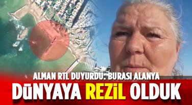 Alanya'da kanalizasyon rezaleti  RTL Televizyonunda