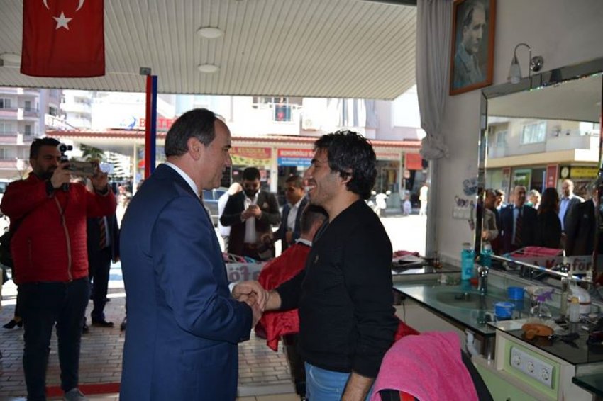 Çakır Baba Ocağı Mahmutlar'da 'Başkan Gibi' Karşılandı